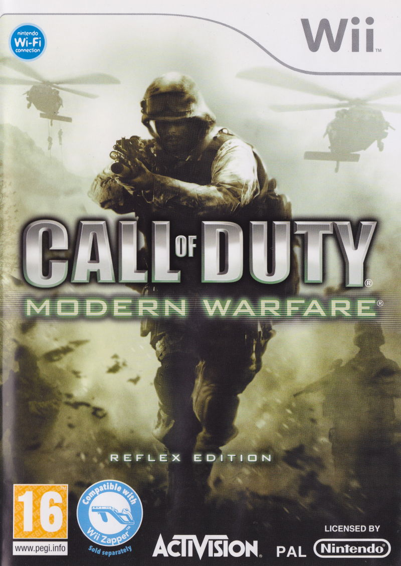 Front cover of Call of Duty: Modern Warfare - Reflex Edition for Nintendo Wii
