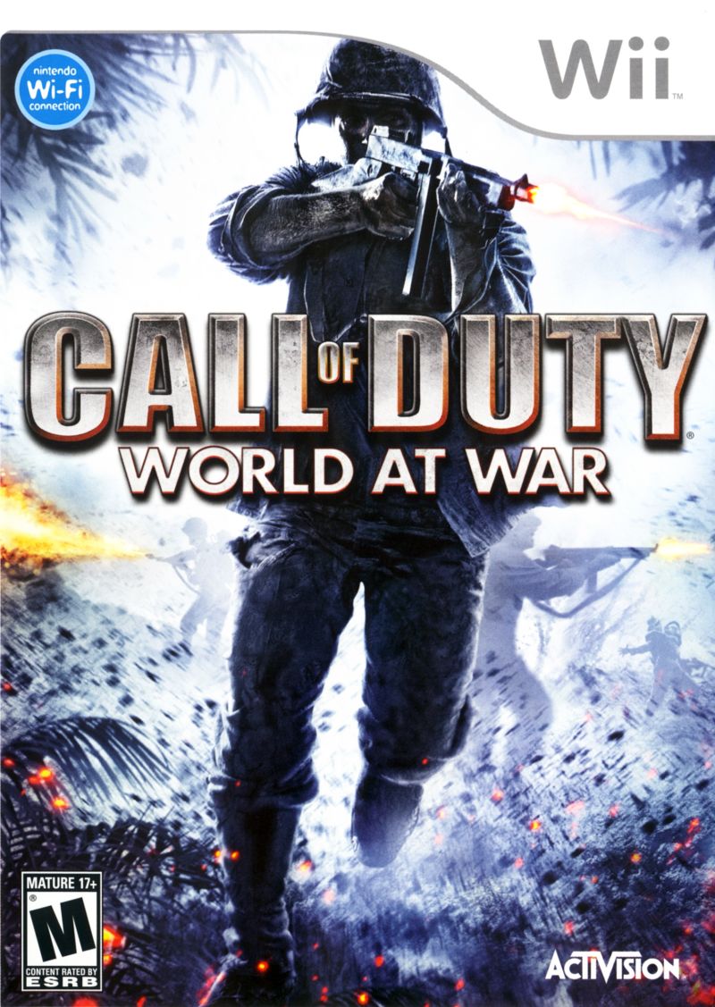 Front cover of Call of Duty: World at War for Nintendo Wii