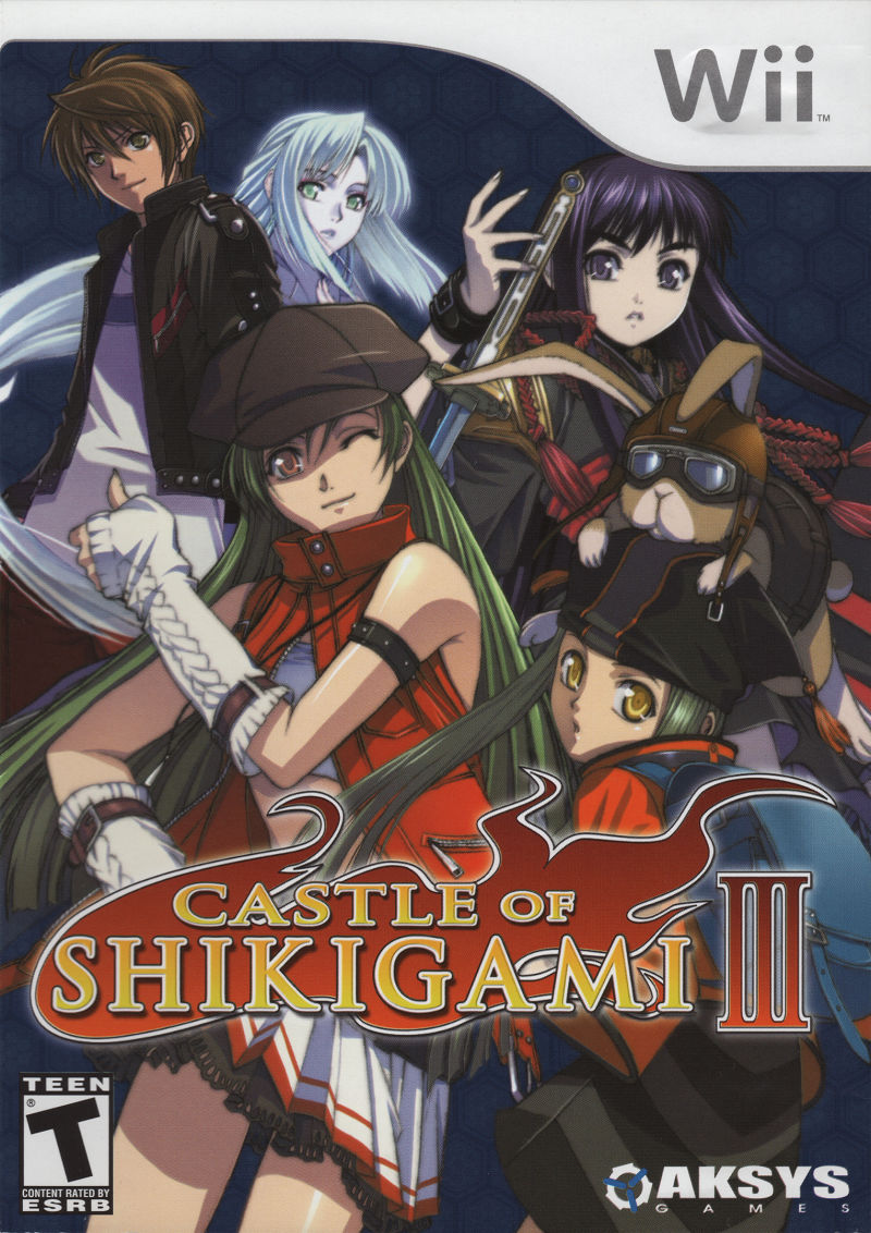 Front cover of Castle of Shikigami III for Nintendo Wii