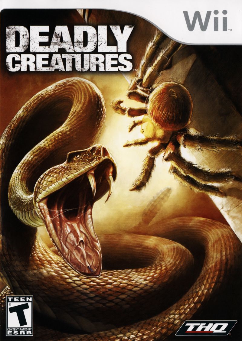 Front cover of Deadly Creatures for Nintendo Wii