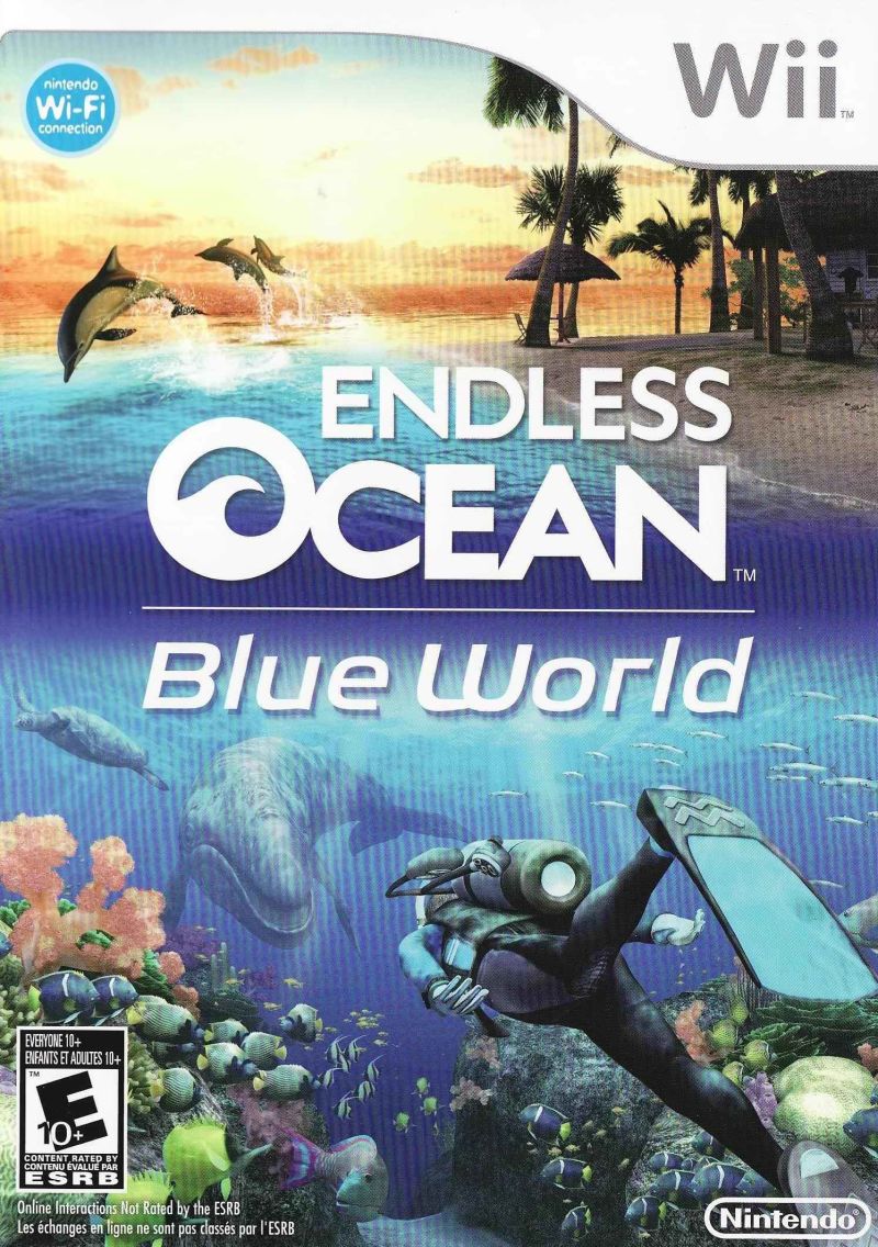 Front cover of Endless Ocean: Blue World for Nintendo Wii