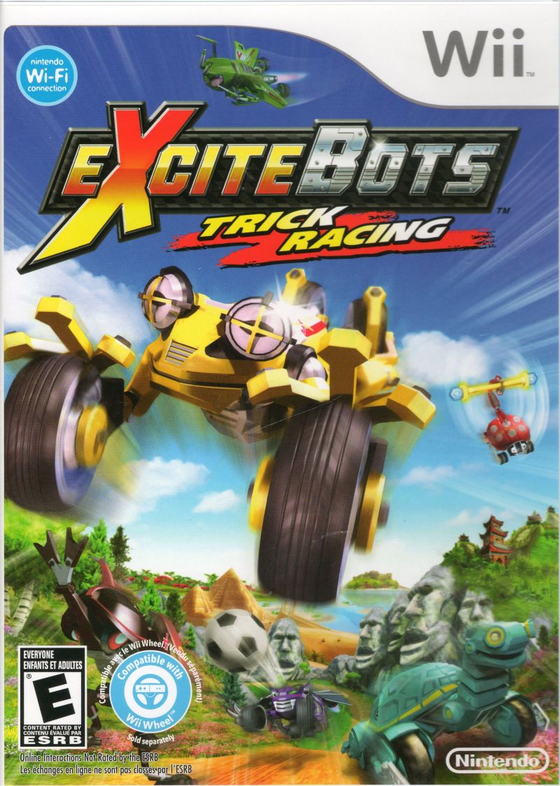 Front cover of ExciteBots: Trick Racing for Nintendo Wii