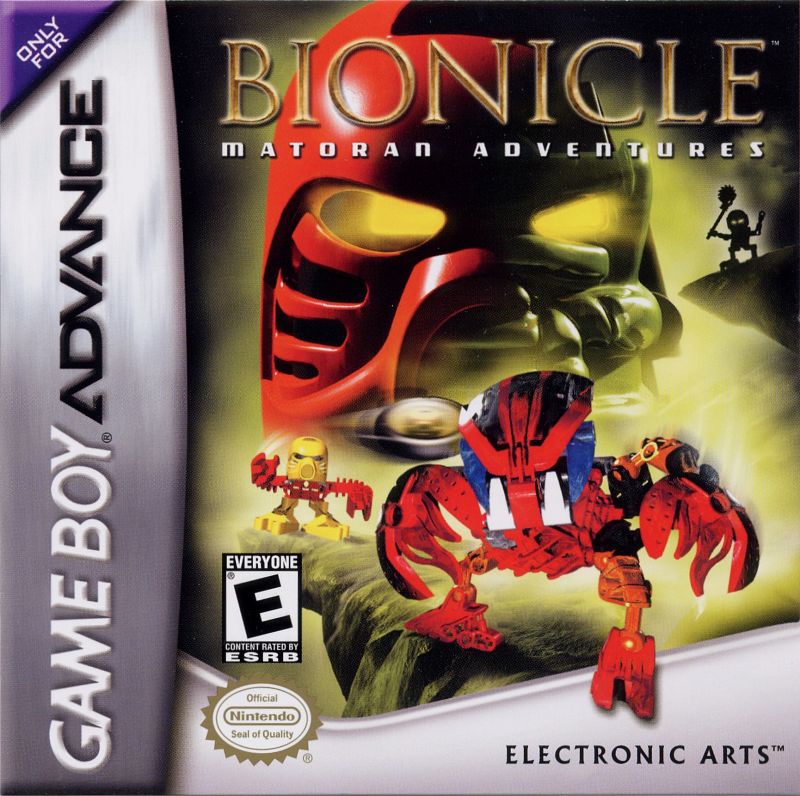Front cover of Bionicle: Matoran Adventures for Game Boy Advance