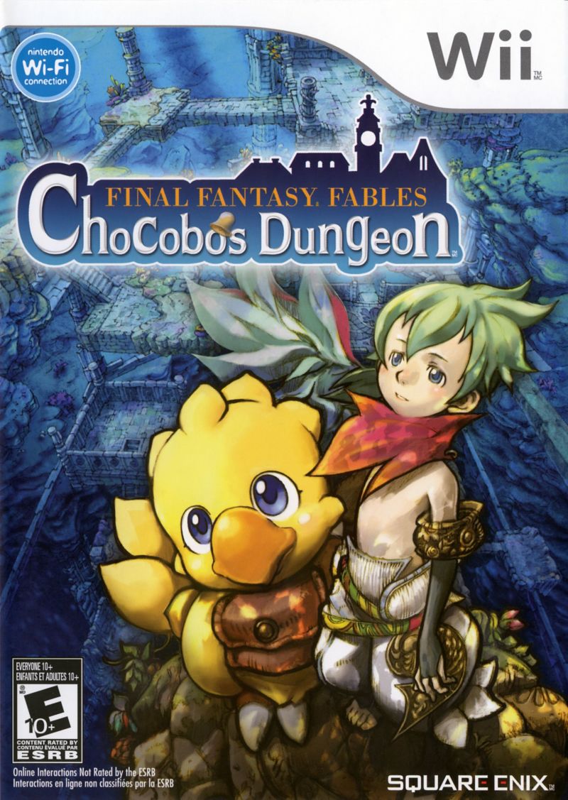 Front cover of Final Fantasy Fables: Chocobo's Dungeon for Nintendo Wii