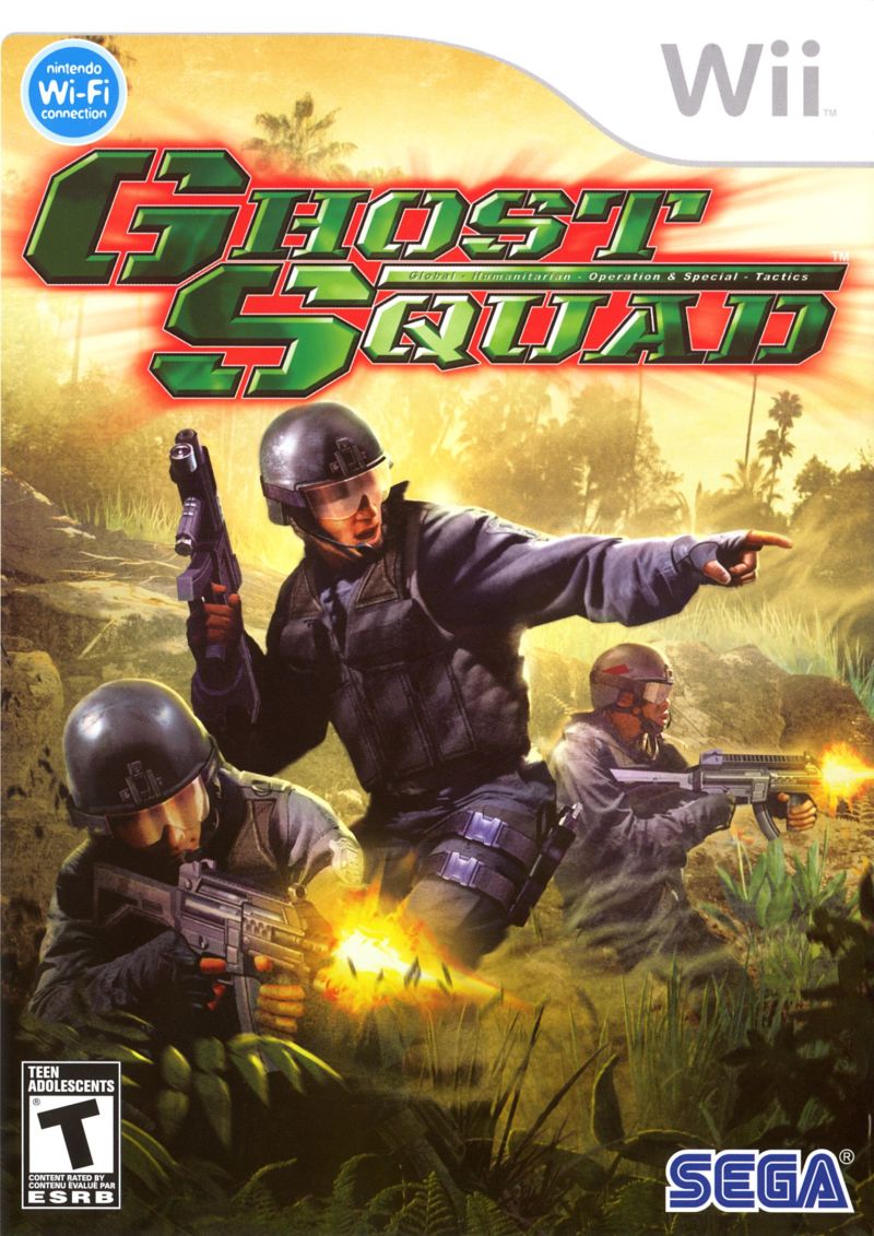 Front cover of Ghost Squad for Nintendo Wii