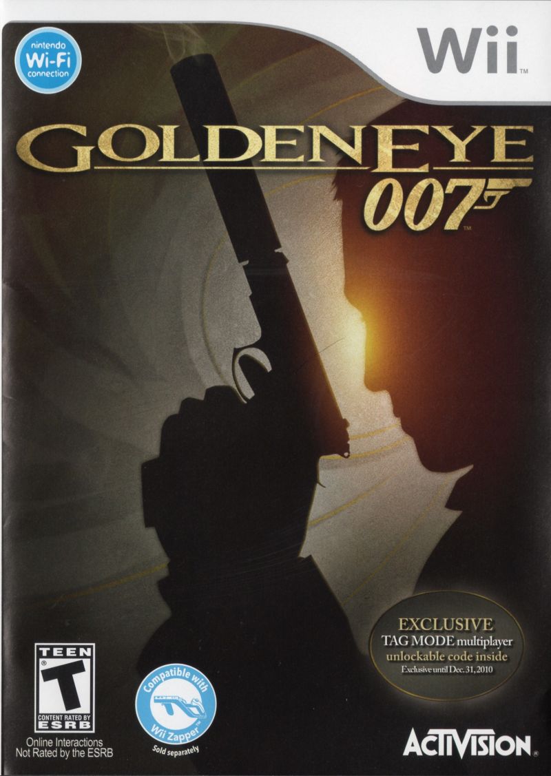 Front cover of GoldenEye 007 for Nintendo Wii