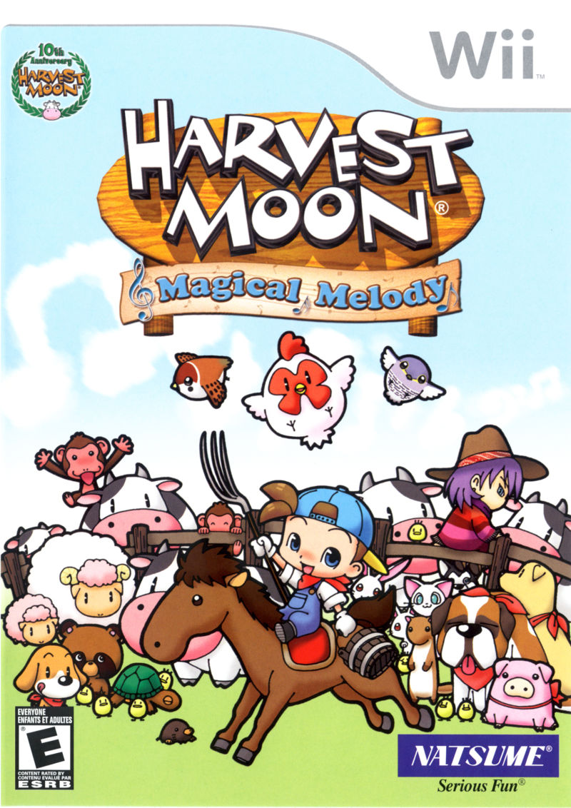 Front cover of Harvest Moon: Magical Melody for Nintendo Wii