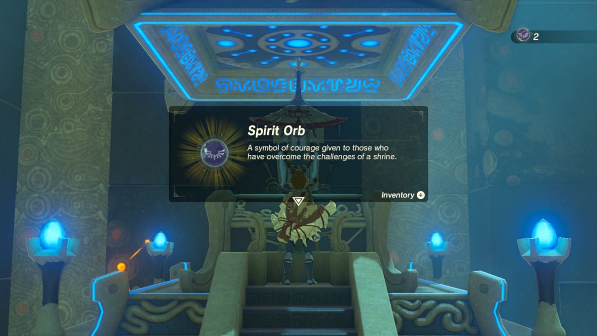 One of the many Spirit Orbs which you can collect
