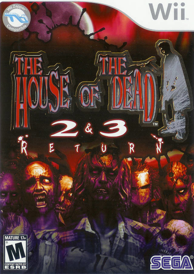 Front cover of The House of the Dead 2 & 3 Return for Nintendo Wii
