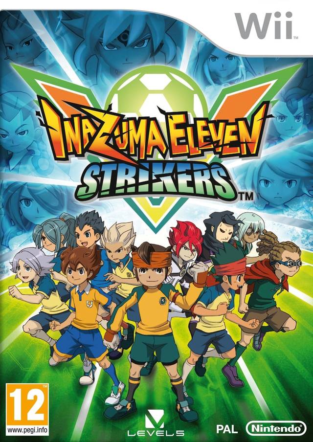 Front cover of Inazuma Eleven Strikers for Nintendo Wii