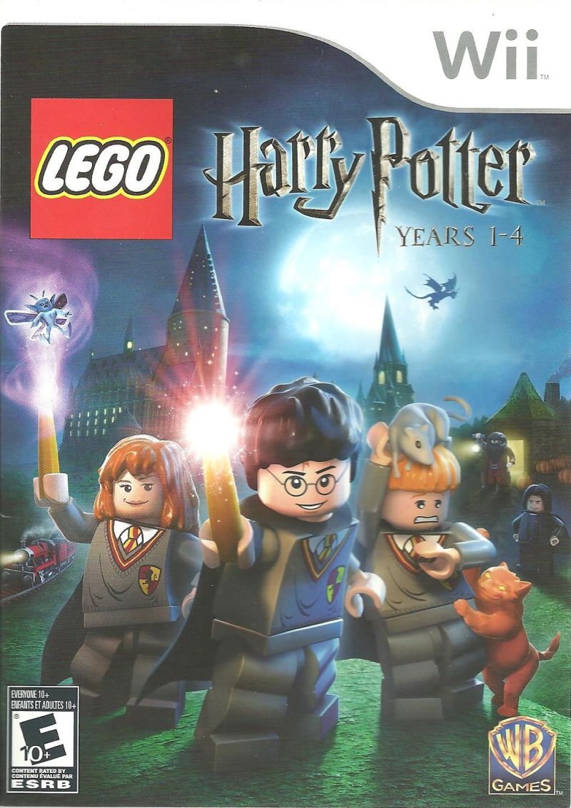 Front cover of LEGO Harry Potter: Years 1-4 for Nintendo Wii