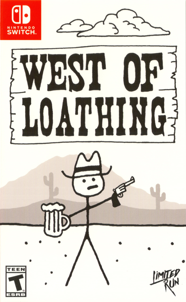 Front cover of West of Loathing for Nintendo Switch