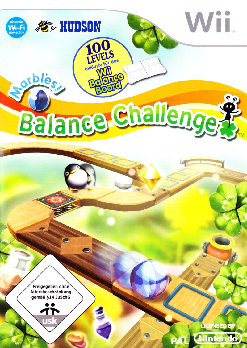 Front cover of Marble Saga Kororinpa for Nintendo Wii