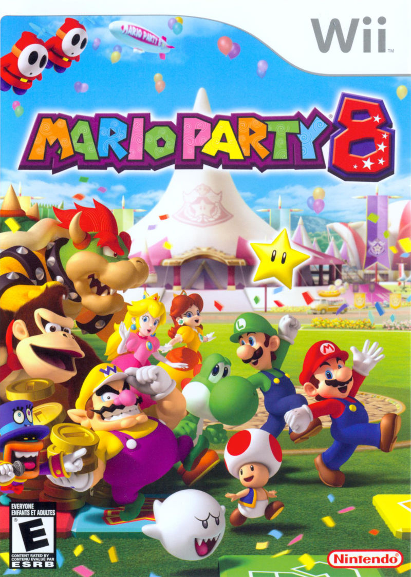 Front cover of Mario Party 8 for Nintendo Wii