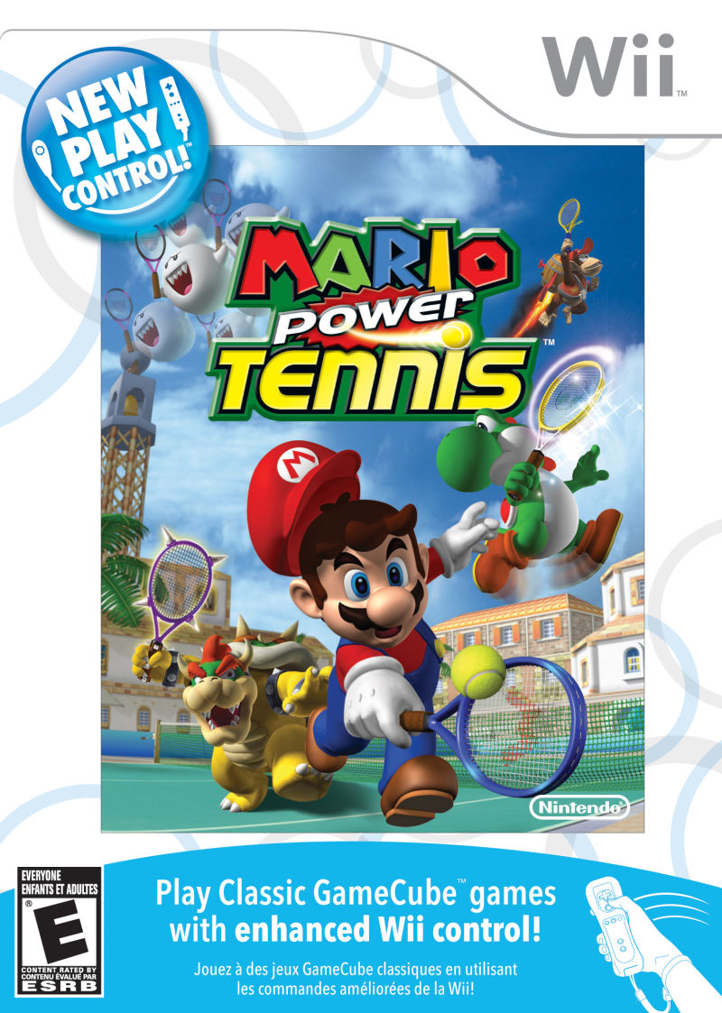 Front cover of Mario Power Tennis for Nintendo Wii