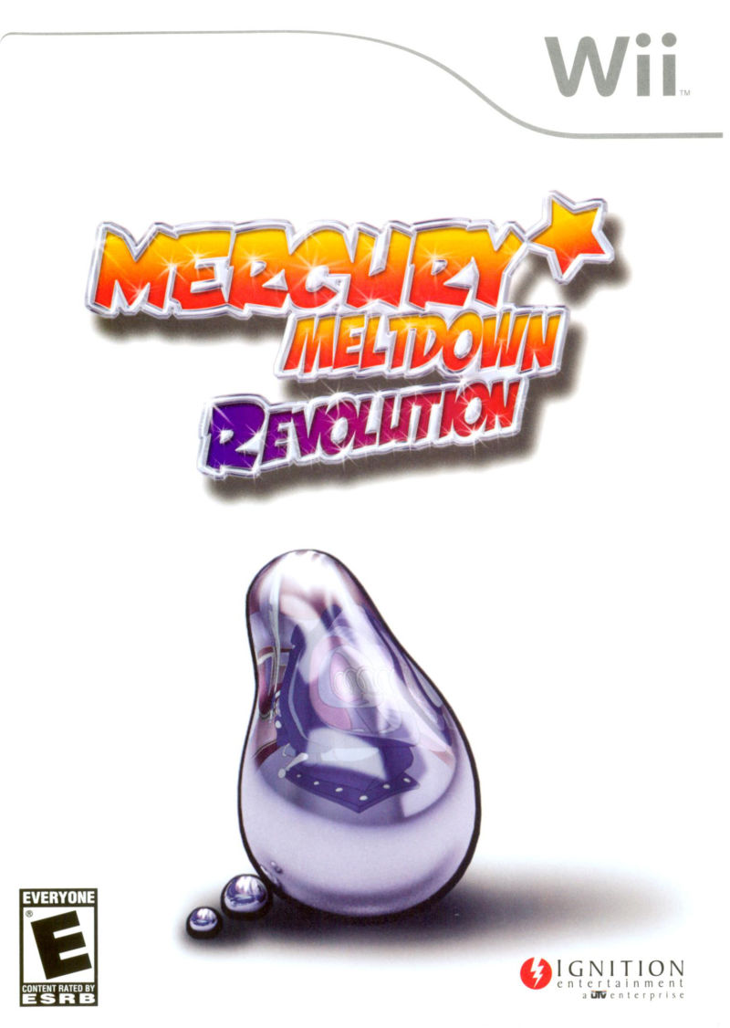 Front cover of Mercury Meltdown Revolution for Nintendo Wii