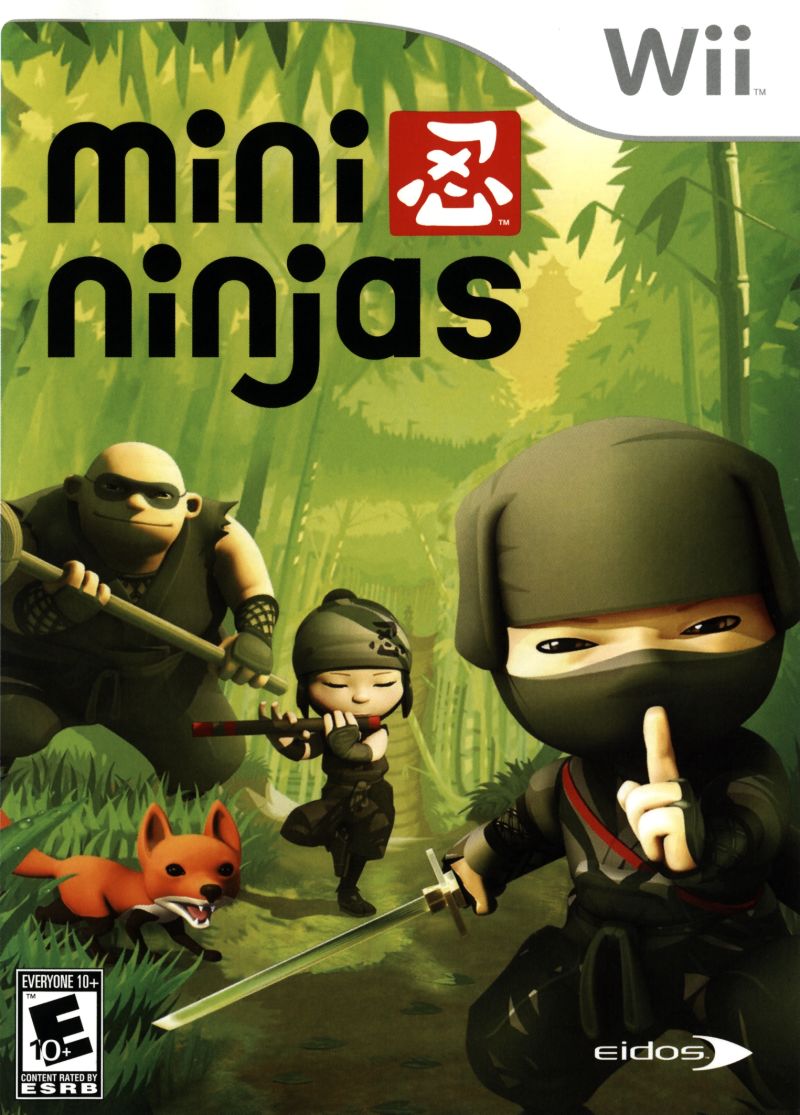 Front cover of Mini Ninjas for Nintendo Wii