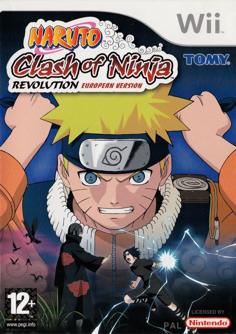 Front cover of Naruto: Clash of Ninja Revolution for Nintendo Wii