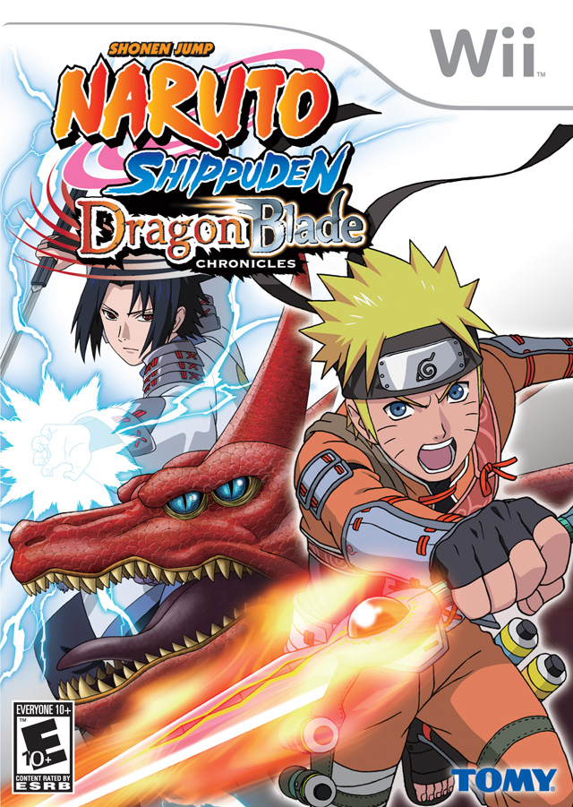 Front cover of Naruto Shippuden: Dragon Blade Chronicles for Nintendo Wii