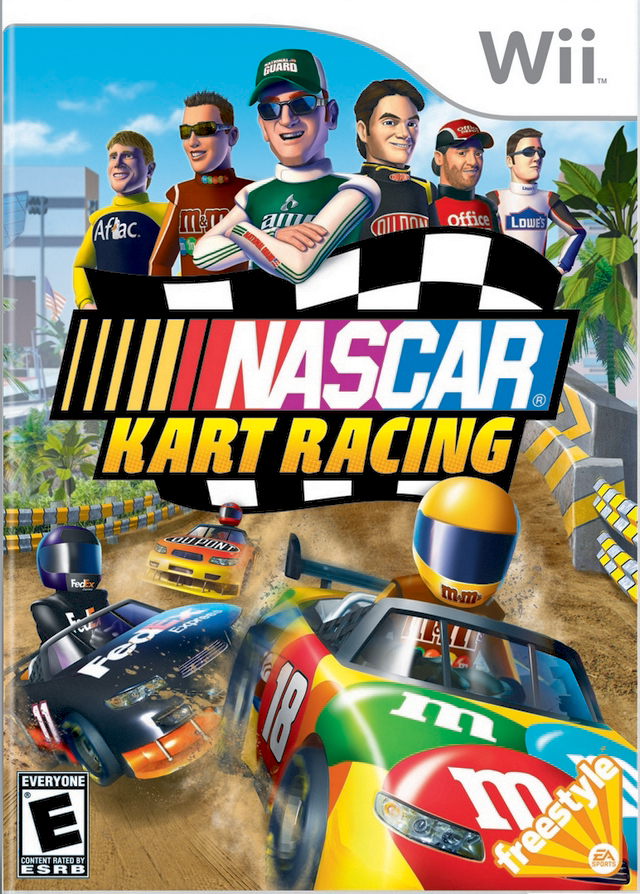 Front cover of NASCAR: Kart Racing for Nintendo Wii