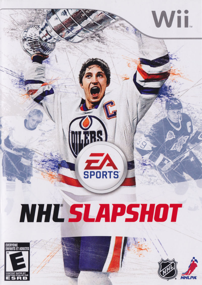 Front cover of NHL Slapshot for Nintendo Wii