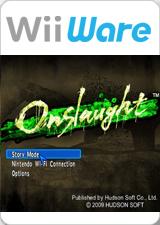 Front cover of Onslaught for Nintendo Wii