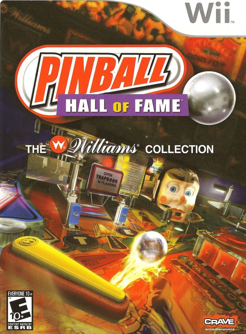 Front cover of Pinball Hall of Fame: The Williams Collection for Nintendo Wii