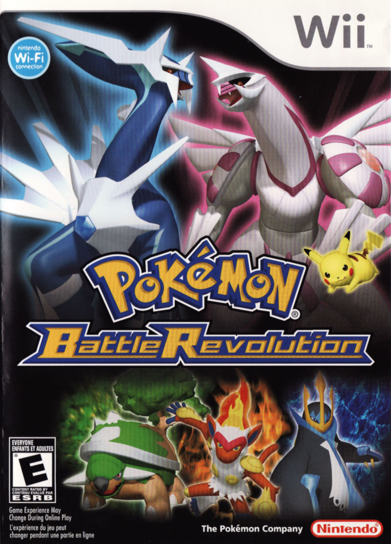 Front cover of Pokémon Battle Revolution for Nintendo Wii