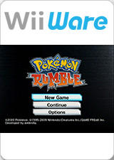 Front cover of Pokémon Rumble for Nintendo Wii