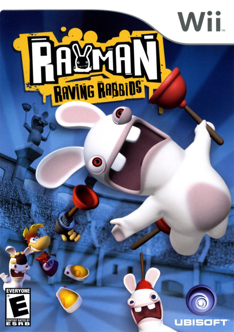 Front cover of Rayman: Raving Rabbids for Nintendo Wii