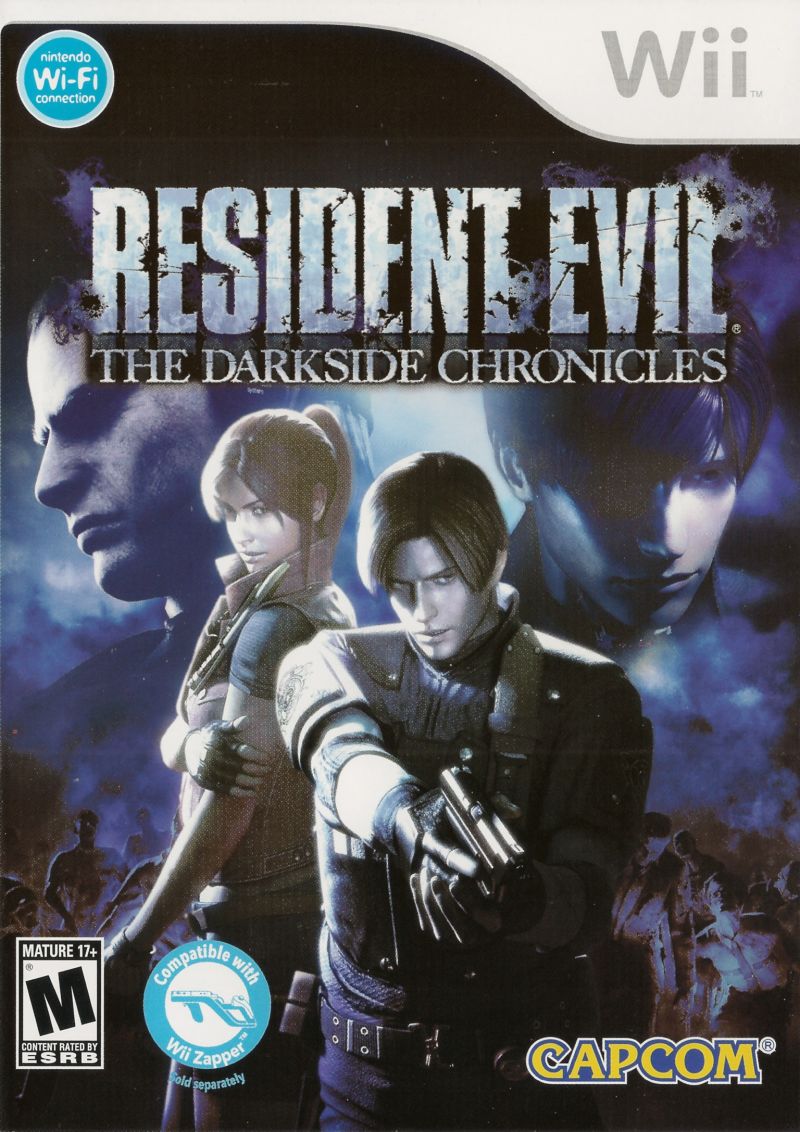 Front cover of Resident Evil: The Darkside Chronicles for Nintendo Wii