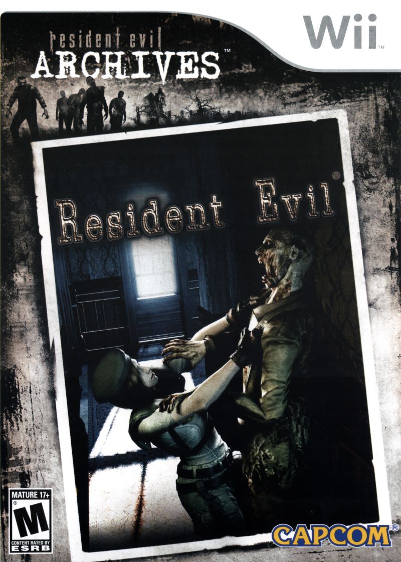 Front cover of Resident Evil Archives: Resident Evil for Nintendo Wii