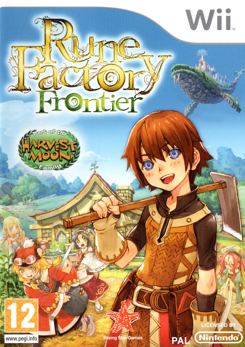 Front cover of Rune Factory: Frontier for Nintendo Wii