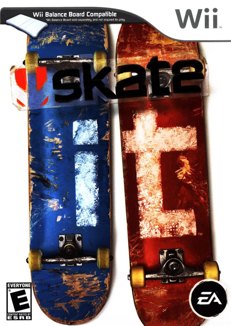 Front cover of Skate It for Nintendo Wii