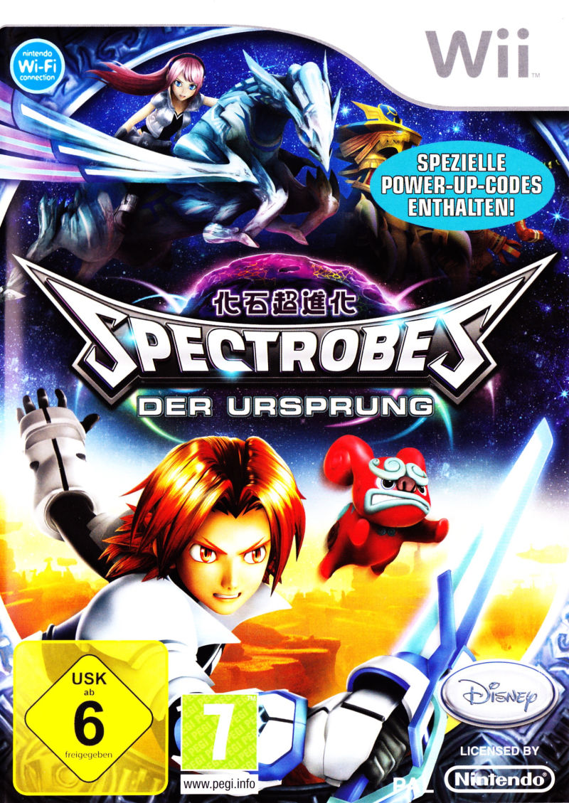 Front cover of Spectrobes: Origins for Nintendo Wii