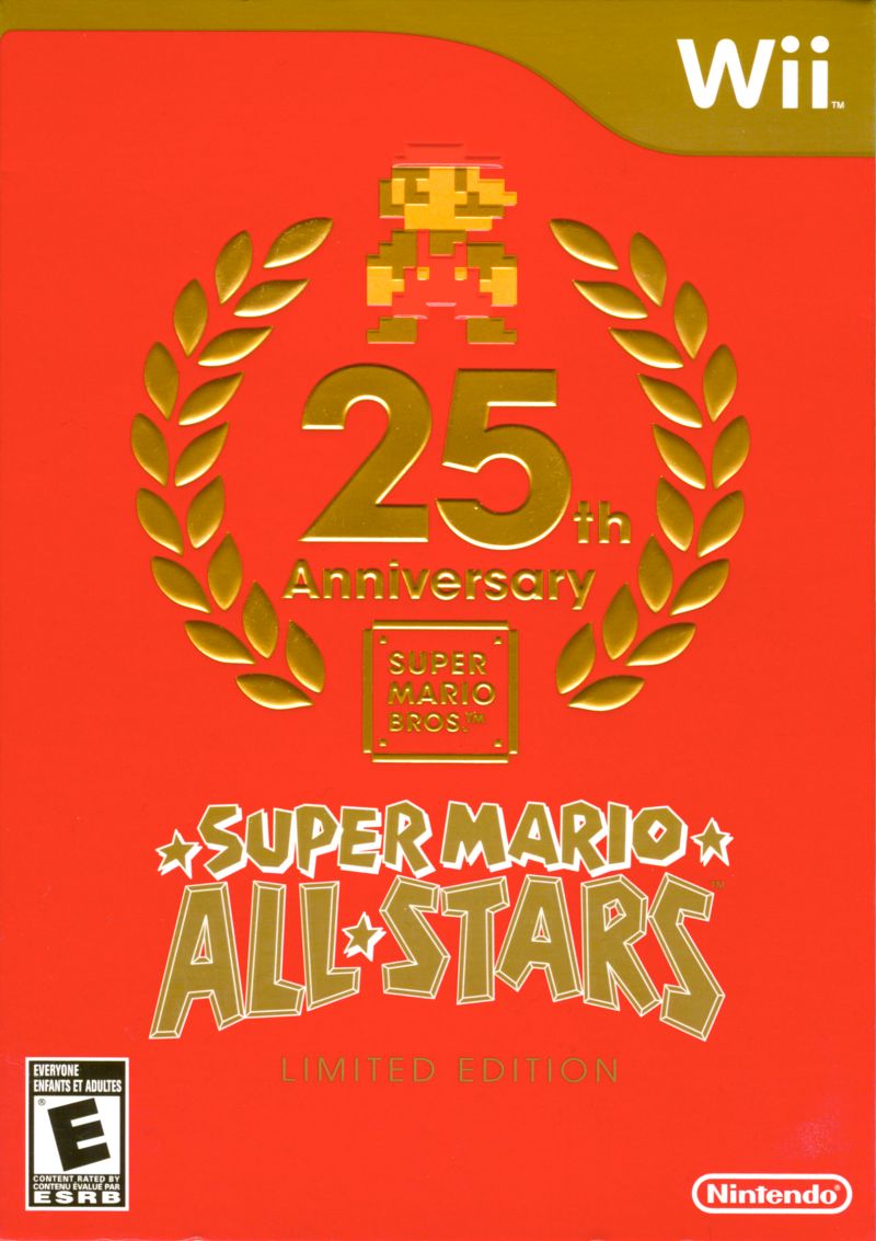 Front cover of Super Mario All-Stars: Limited Edition for Nintendo Wii