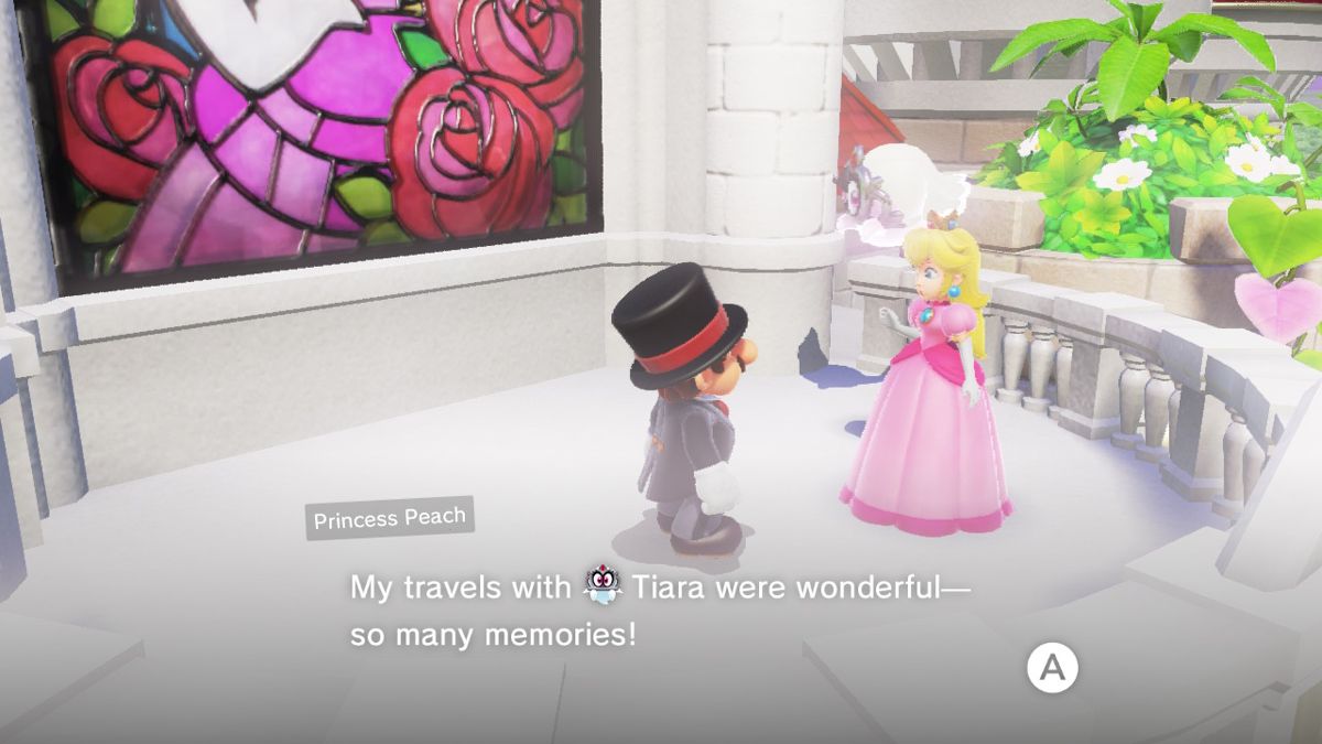 Mario reunites with Peach and Tiara at the Mushroom Kingdom!!!