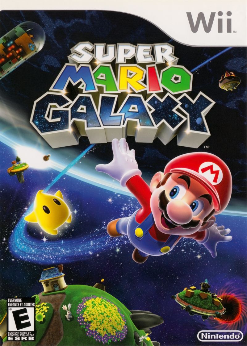 Front cover of Super Mario Galaxy for Nintendo Wii