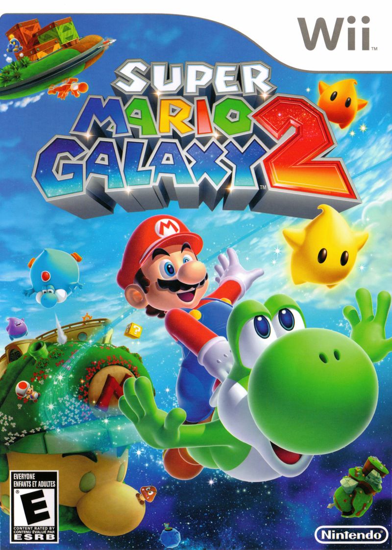 Front cover of Super Mario Galaxy 2 for Nintendo Wii