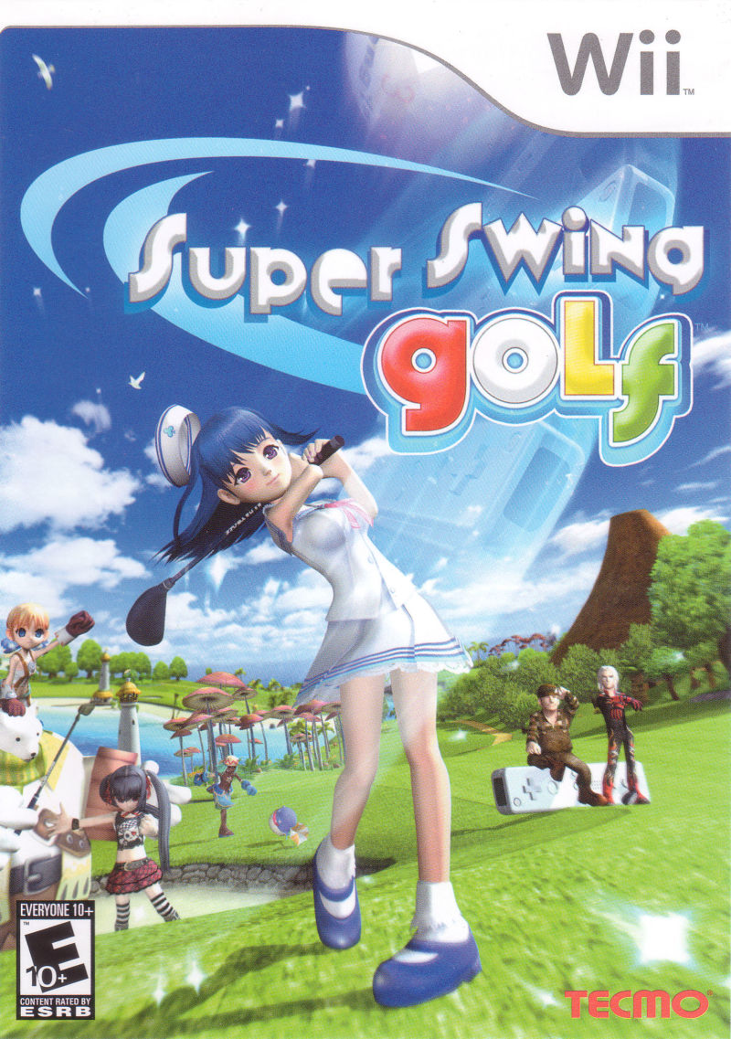 Front cover of Super Swing Golf for Nintendo Wii