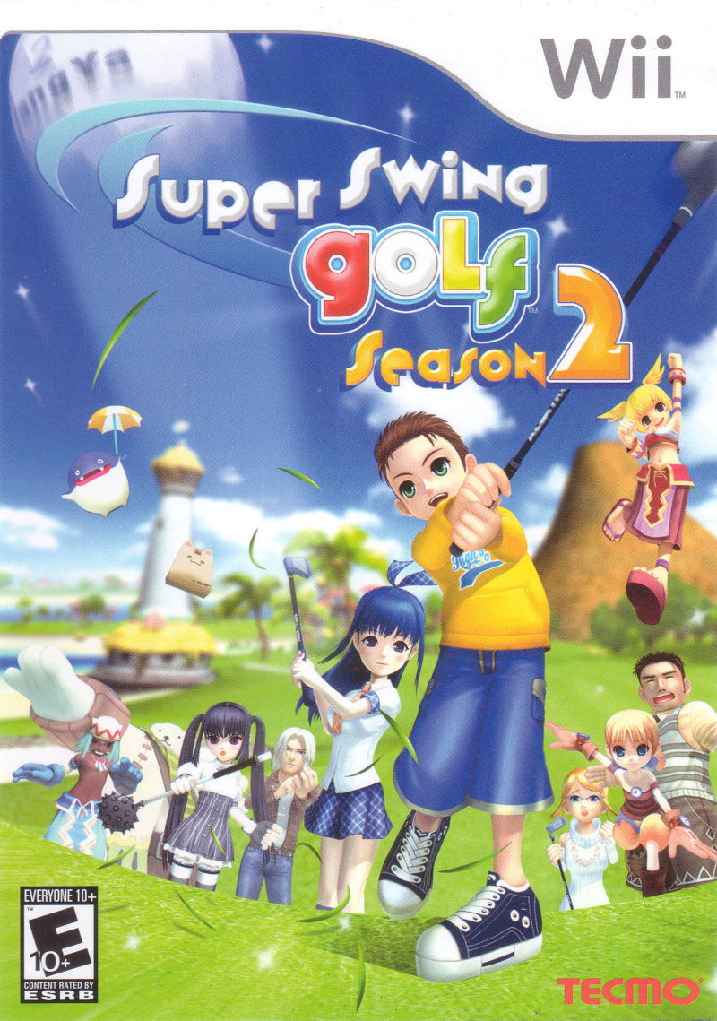 Front cover of Super Swing Golf Season 2 for Nintendo Wii