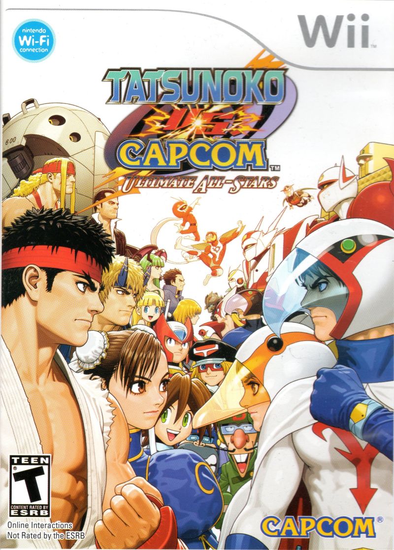 Front cover of Tatsunoko vs. Capcom: Ultimate All-Stars for Nintendo Wii