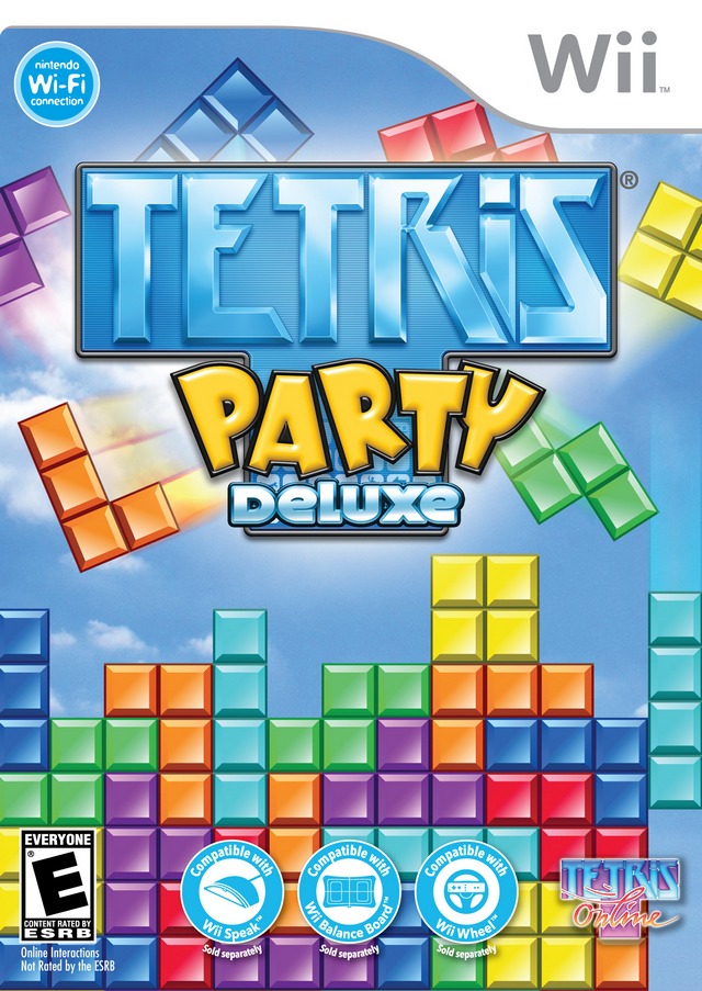 Front cover of Tetris Party Deluxe for Nintendo Wii