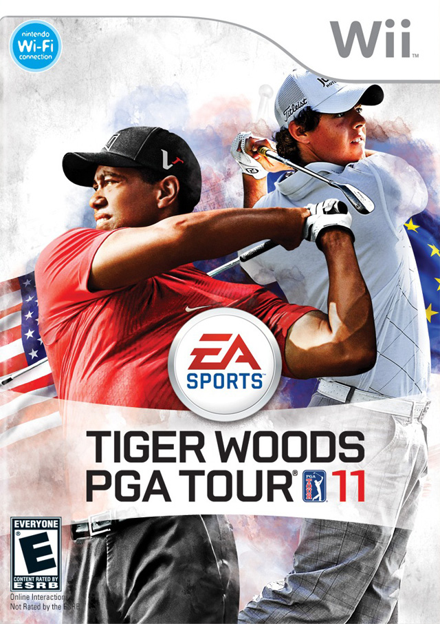 Front cover of Tiger Woods PGA Tour 11 for Nintendo Wii