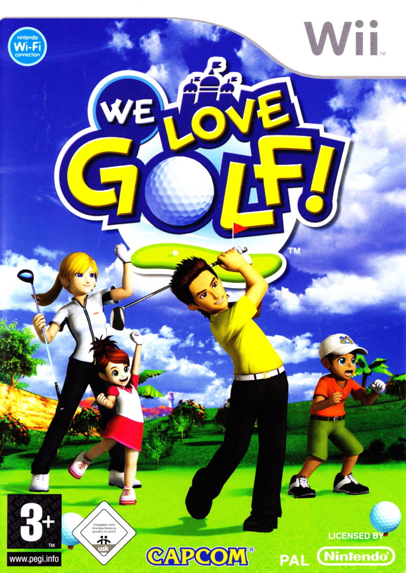 Front cover of We Love Golf! for Nintendo Wii