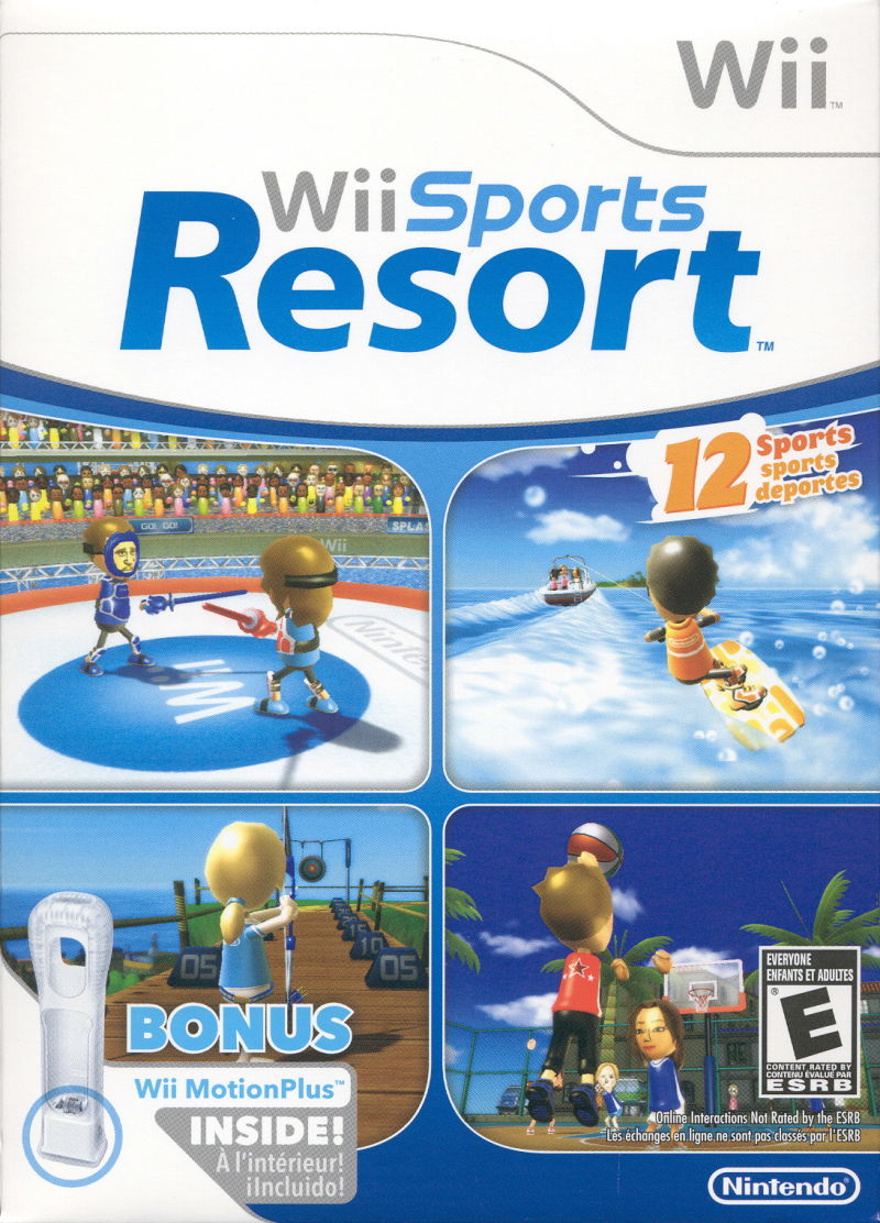 Front cover of Wii Sports Resort for Nintendo Wii