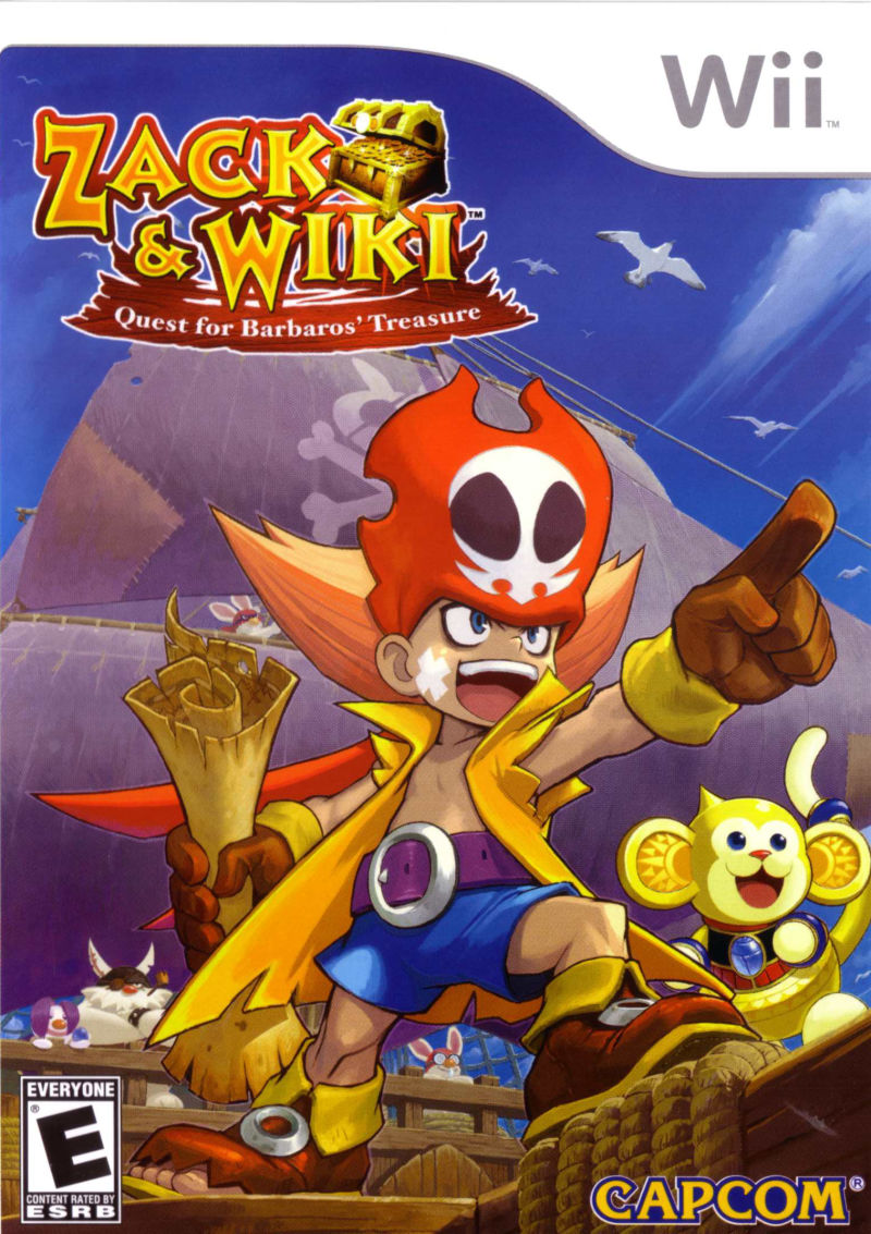 Front cover of Zack & Wiki: Quest for Barbaros' Treasure for Nintendo Wii