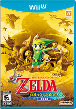 Front cover of The Legend of Zelda: The Wind Waker for Nintendo Wii U
