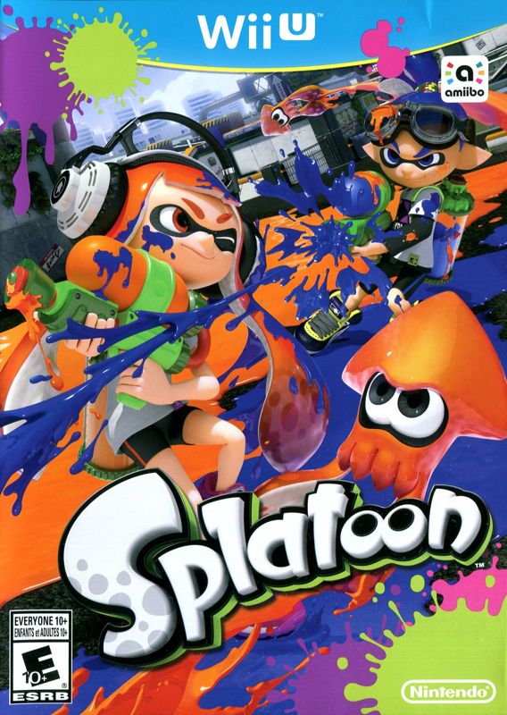 Front cover of Splatoon for Nintendo Wii U