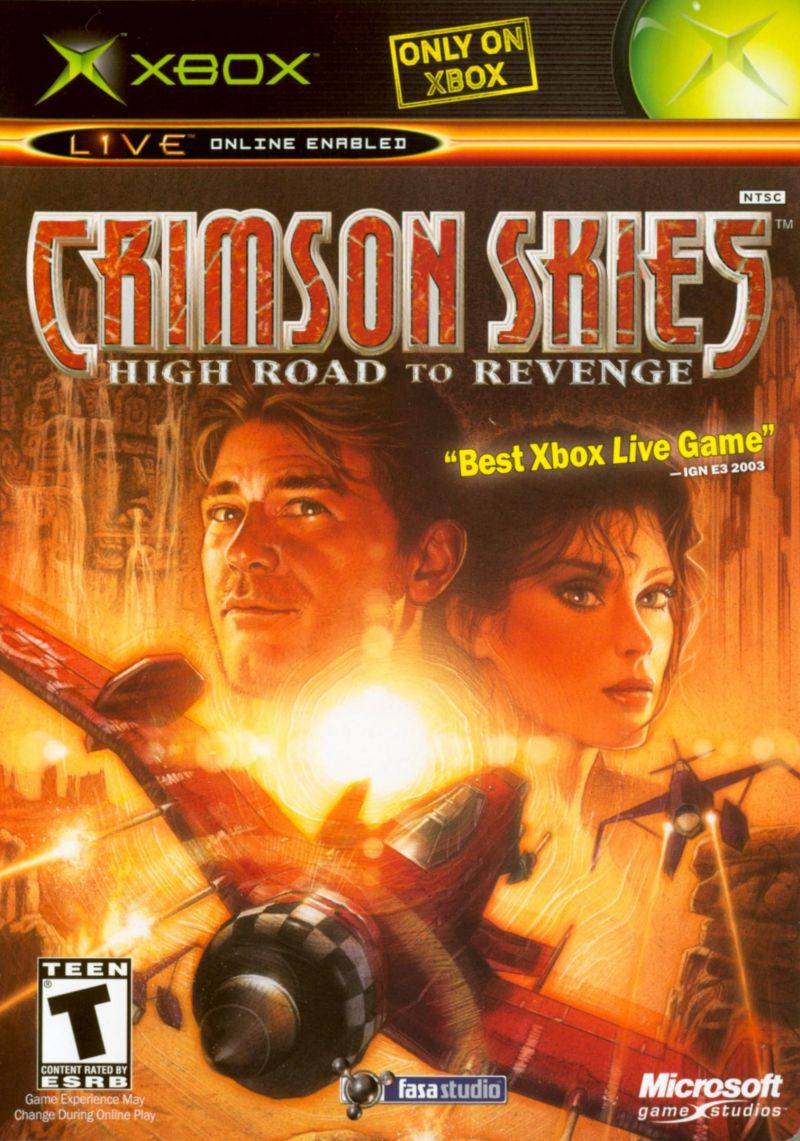 Front cover of Crimson Skies: High Road to Revenge for Xbox